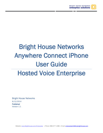 Bright House Networks Anywhere Connect IPhone User Guide