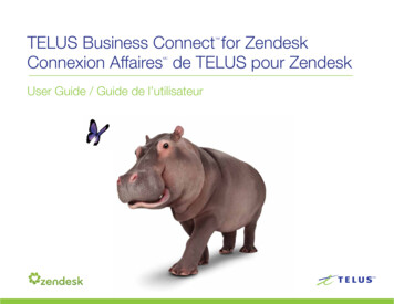 TELUS Business Connect For Zendesk: User Guide / Connexion .