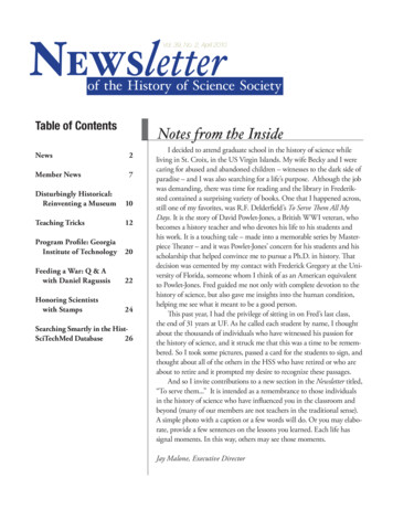 Newsletter Vol. 39, No. 2, April 2010 - University Of Florida