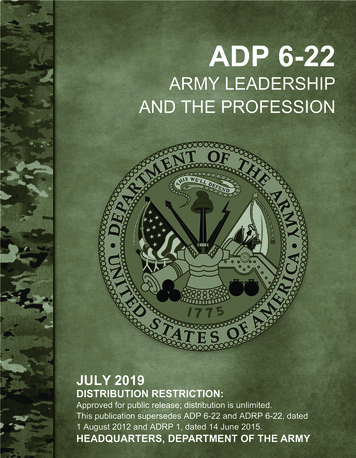ADP 6-22 - United States Army