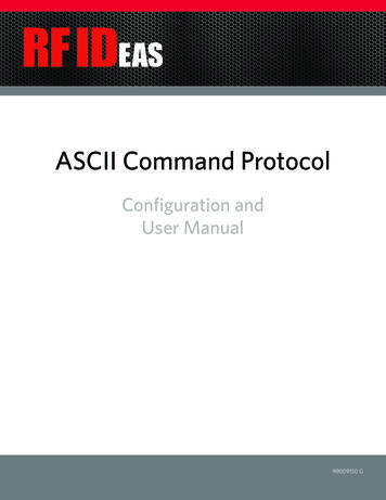 ASCII Command Protocol - Rf IDEAS