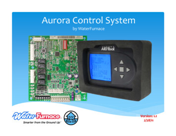 Aurora Control System - WaterFurnace