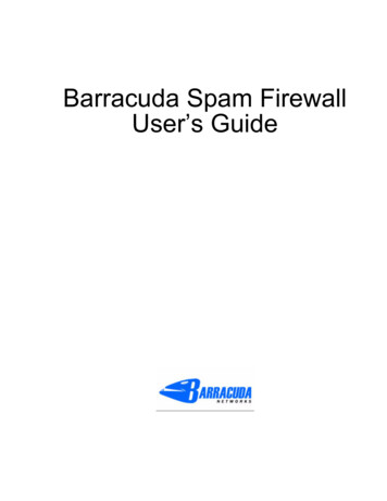 Barracuda Spam Firewall User’s Guide
