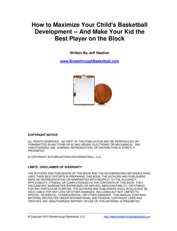 How To Maximize Your Child's Basketball Development -- And .