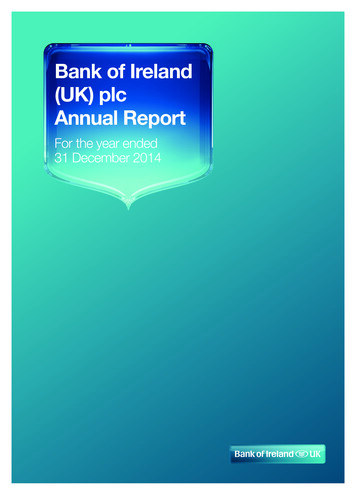 Bank Of Ireland (UK) Plc Annual Report