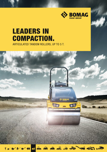 LEADERS IN COMPACTION.