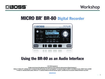 MICRO BR BR-80 Digital Recorder - Roland Corporation