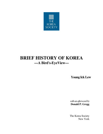 BRIEF HISTORY OF KOREA JJK Reformat