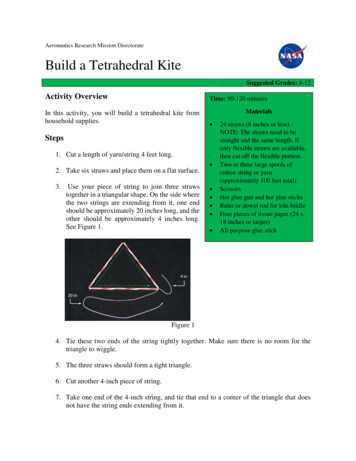 Build A Tetrahedral Kite - NASA