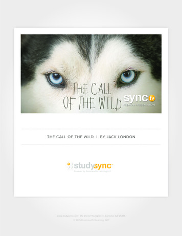 THE CALL OF THE WILD BY JACK LONDON