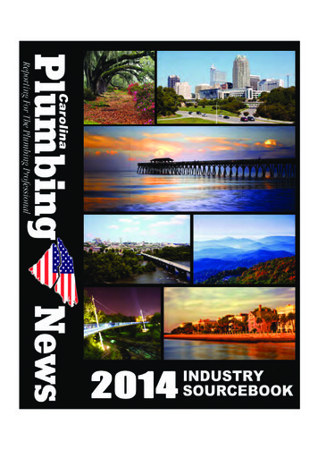 Page 2 Carolina Plumbing News: 2014 Industry Source Book