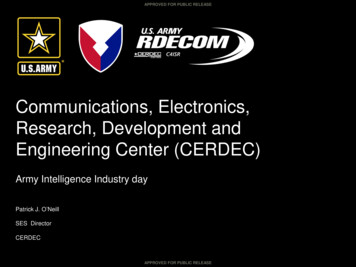 Communications, Electronics, Research, Development And .