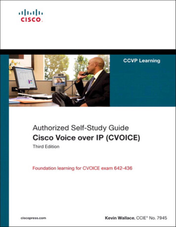 Authorized Self-Study Guide Cisco Voice Over IP (CVOICE),
