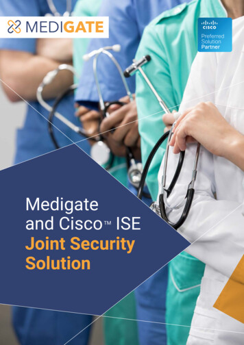 Medigate And Cisco ISE