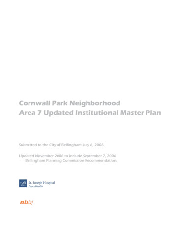 Cornwall Park Neighborhood Area 7 Updated Institutional .