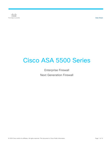 Enterprise Firewall Next Generation Firewall - Cisco