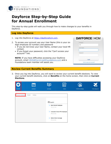 Dayforce Step-by-Step Guide For Annual Enrollment