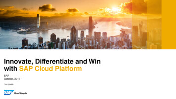 SAP Cloud Platform - Overview