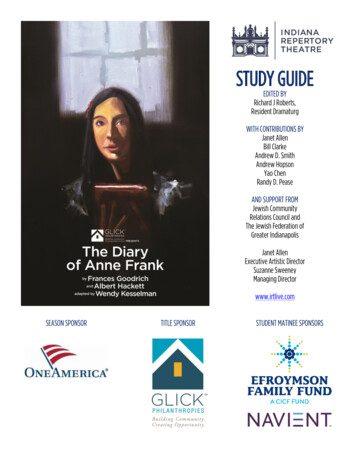 Diary Of Anne Frank Study Guide IRT
