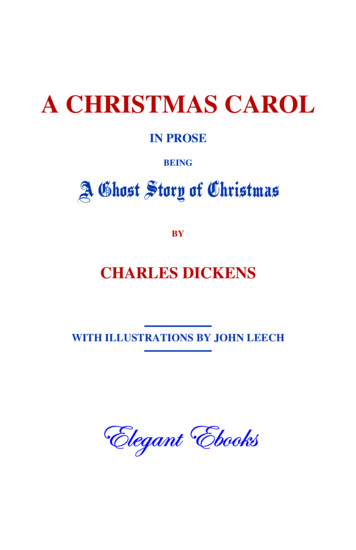 A Christmas Carol - Ibiblio