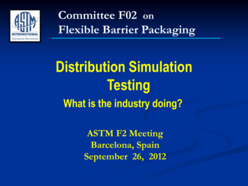 Distribution Simulation Testing - ASTM