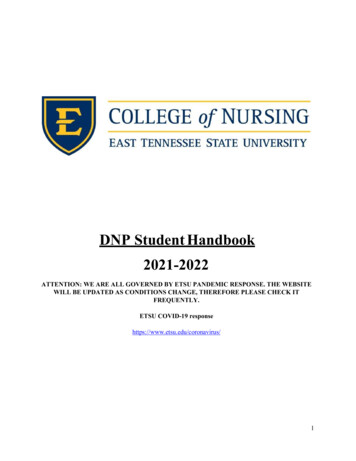 DNP Student Handbook 2021-2022