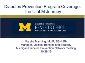 Diabetes Prevention Program Coverage: The U Of M Journey