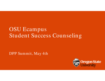 OSU Ecampus Student Success Counseling
