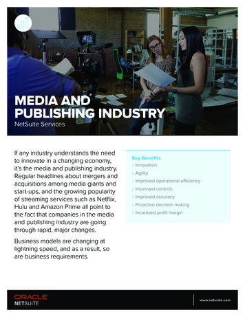 MEDIA AND PUBLISHING INDUSTRY - Netsuite.eu