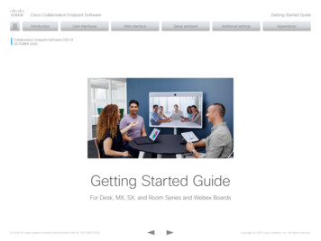 Getting Started Guide - Cisco