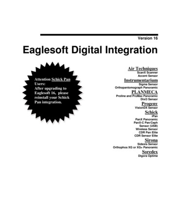 Version 16 Eaglesoft Digital Integration