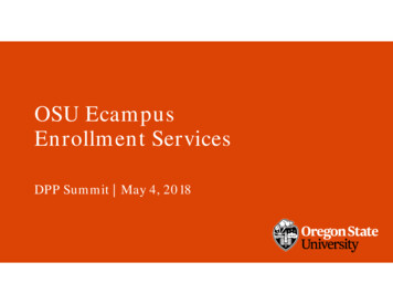 OSU Ecampus Enrollment Services