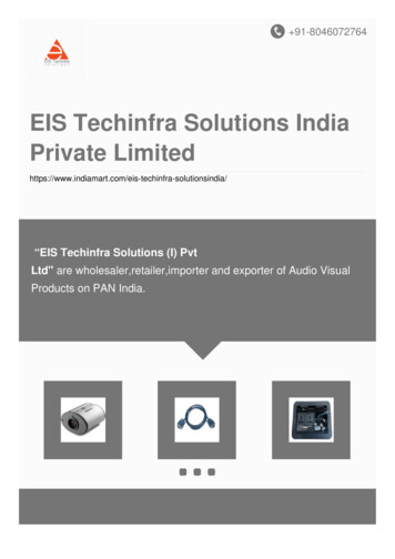 EIS Techinfra Solutions India Private Limited