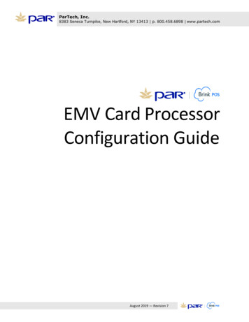 PAR Brink POS EMV Card Processor Configuration Guide