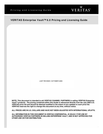 Pricing And Licensing Guide