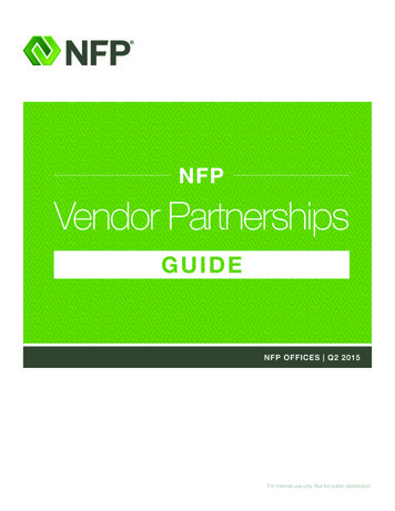 NFP Vendor Partnerships