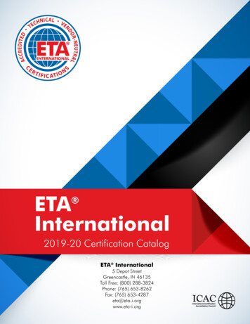 ETA International