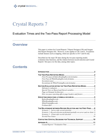 Crystal Reports 7 - Archive.sap 