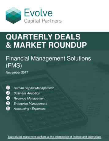 Quarterly Deals Roundup Payments - Evolve Capital