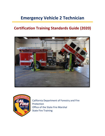 Emergency Vehicle Technician 2 CTS Guide