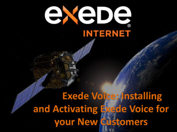 Exede Voice: Installing And Activating Exede Voice For .