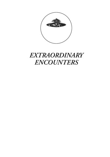 Extraordinary Encounters: An Encyclopedia Of .