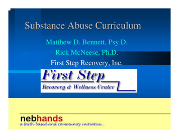 Substance Abuse Curriculum