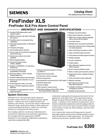 FireFinder XLS Fire Alarm Control Panel