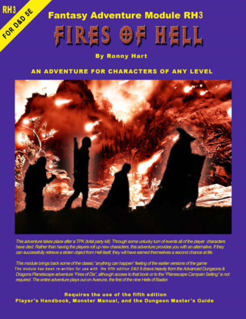 Fires Of Hell 5e - Dungeon Master Assistance