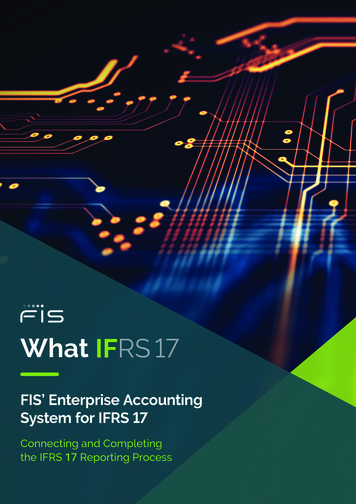 FIS Enterprise Accounting System For IFRS17 Brochure