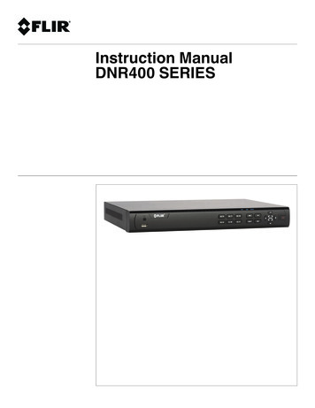 DNR400 SERIES Instruction Manual - KMT SYSTEMS