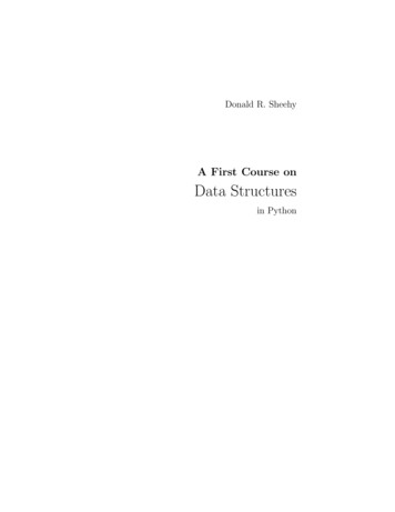 A First Course On Data Structures - GitHub Pages