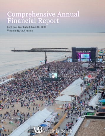 Comprehensive Annual Financial Report - VBgov 