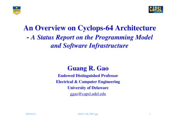 An Overview On Cyclops-64 Architecture